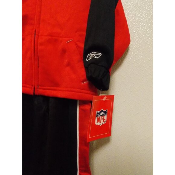 NFL Atlanta Falcons Red Hooded Sweat Suit Size 2T by NFL Reebok - Picture 5 of 7